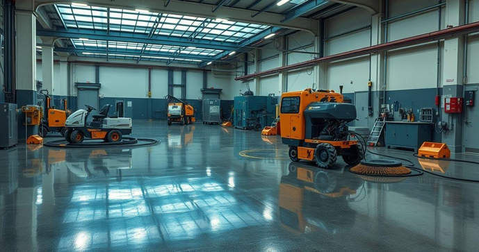 Recuperação de piso industrial: como garantir durabilidade e eficiência na sua empresa Recuperação de piso industrial: como garantir durabilidade e eficiência na sua empresa
