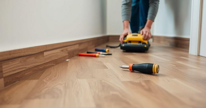Passo a Passo da Instalação de Rodapé de Piso Laminado para Resultados Perfeitos Passo a Passo da Instalação de Rodapé de Piso Laminado para Resultados Perfeitos