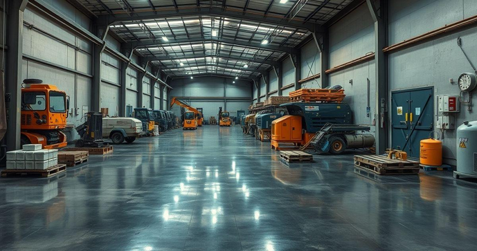 Recuperação de piso industrial: como garantir durabilidade e eficiência na sua empresa